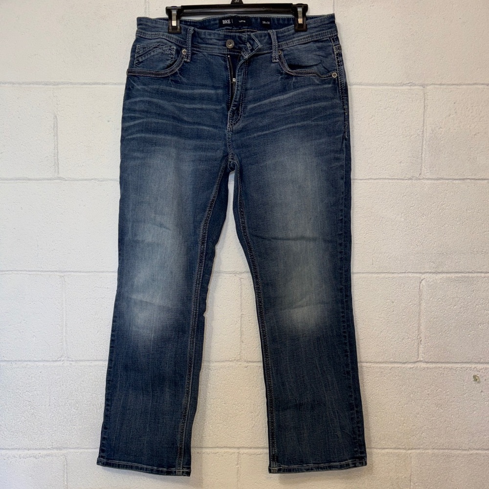 BKE Men’s Carter Denim Jeans - Light Blue Wash